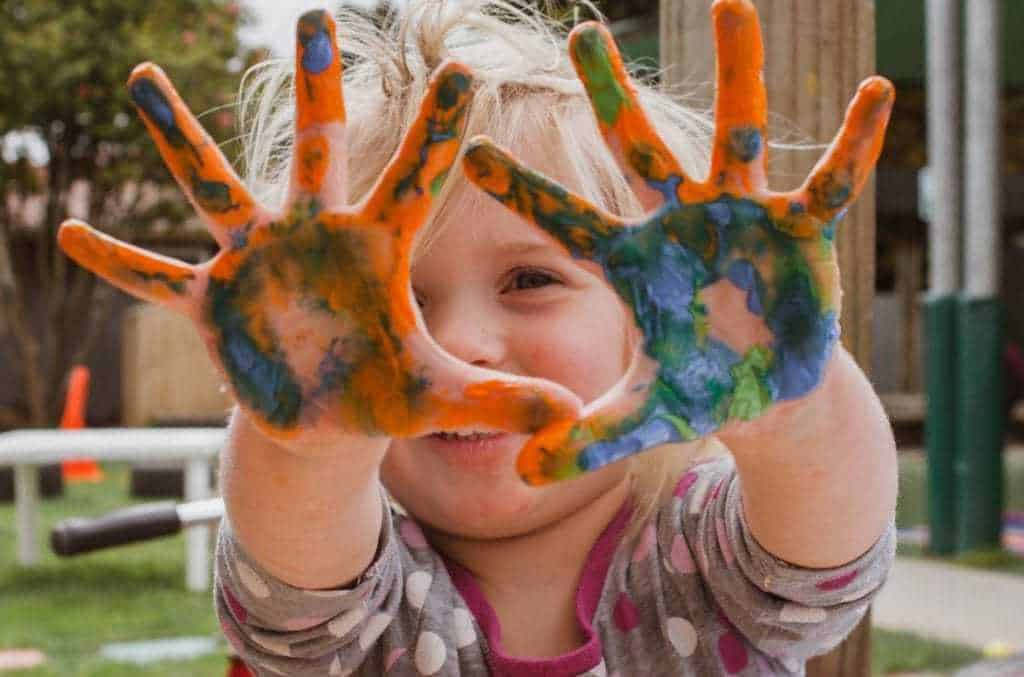 Go painting the kitchen at at home